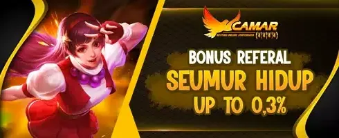 Bonus Referral Seumur Hidup 0.3% Setiap Transaksi promotion banner